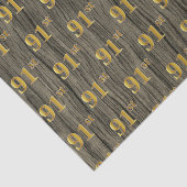 Faux Wood, Faux Gold 91ste (negentigste) Evenement Tissuepapier (Detail)
