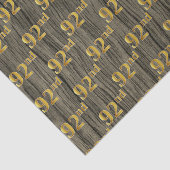 Faux Wood, Faux Gold 92e (negentig-tweede) Eveneme Tissuepapier (Detail)