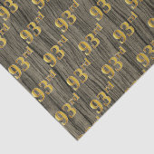 Faux Wood, Faux Gold 93rd (negenennegentig) Event Tissuepapier (Detail)