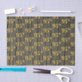 Faux Wood, Faux Gold 95th (negenenvijftig) Event Tissuepapier (Craft)