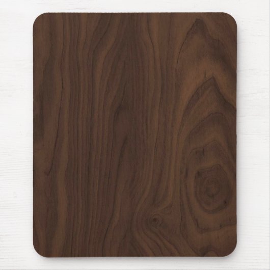 faux Wood Grain Mousepad Muismat (Voorkant)