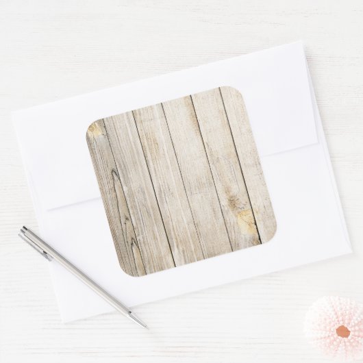 Faux Wood Grain Stickers (Envelop)