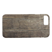 Faux Wood iPhone Case (Achterkant (Horizontaal))