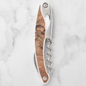 Faux Wood Kurkentrekker (Achterkant)