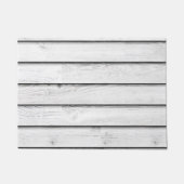 Faux Wood Slats | wit |  Deurmat (Voorkant)