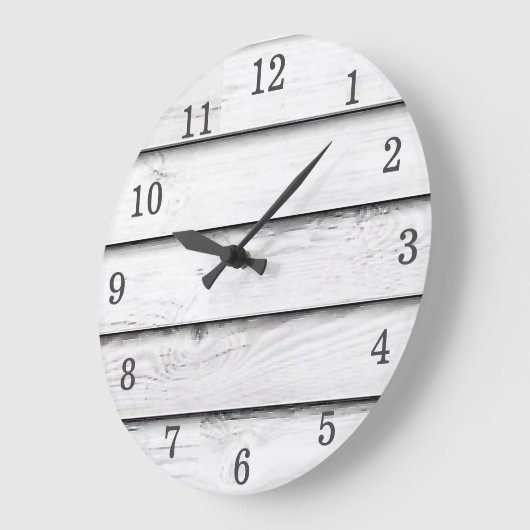 Faux Wood Slats | wit |  Grote Klok (Hoek)