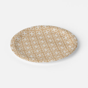 Faux Wood Wit Patroon Papier Bord