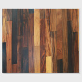 Faux Wooden Floor Slats Cadeaupapier (Vlak)