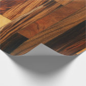 Faux Wooden Floor Slats Cadeaupapier (Hoek)