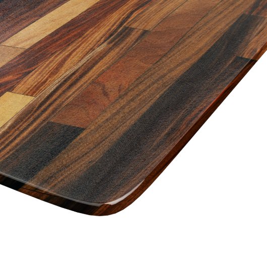 Faux Wooden Floor Slats Snijplank (Hoek)