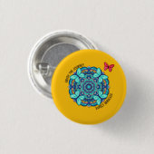 Faux Wrapped Canvas Print Ronde Button 3,2 Cm (Voorkant /achterkant)