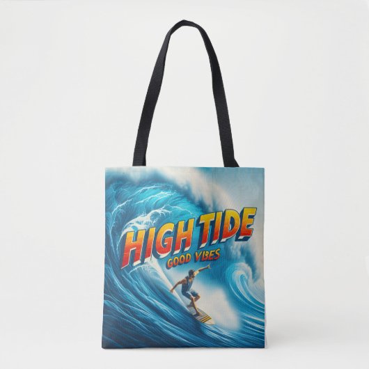 Faux Wrapped Canvas Print Tote Bag (Voorkant)