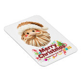 faux yarn pattern, notch-hook style, textured magneet (Rechterzijde)