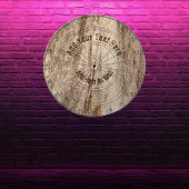 Faux Zacht Oud Hout·Custom Dartbord