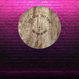 Faux Zacht Oud Hout·Custom Dartbord