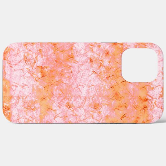 Faux-zalmleder, gebroken wit Case-Mate iPhone case (Achterkant (horizontaal))