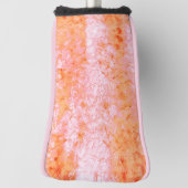 Faux-zalmleder, gebroken wit golfheadcover (Draai 90)