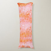 Faux-zalmleder, gebroken wit lichaamskussen (Voorkant Verticaal)