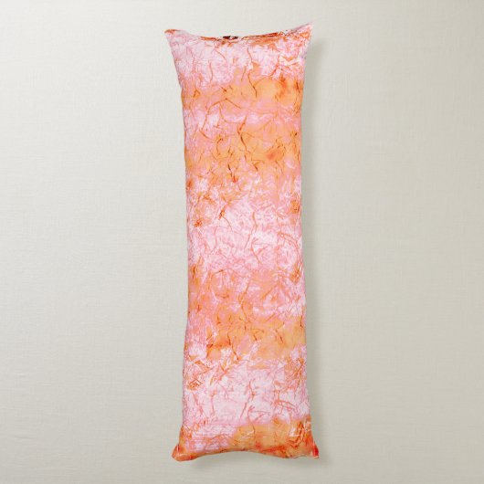 Faux-zalmleder, gebroken wit lichaamskussen (Achterkant (Verticaal))