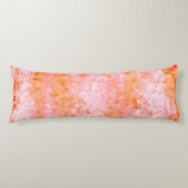 Faux-zalmleder, gebroken wit lichaamskussen (Voorkant)