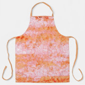 Faux-zalmleder, gebroken wit schort (Voorkant)