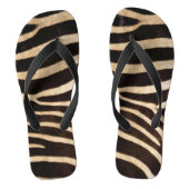 Faux Zebra HuidTeenslippers Teenslippers (Voetbed)