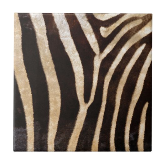faux zebra print tegeltje (Voorkant)