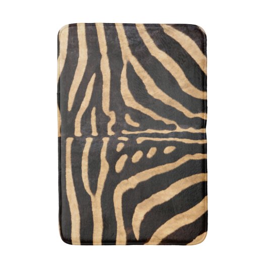 Faux Zebra Skin Bathroom Mat (Voorkant Verticaal)