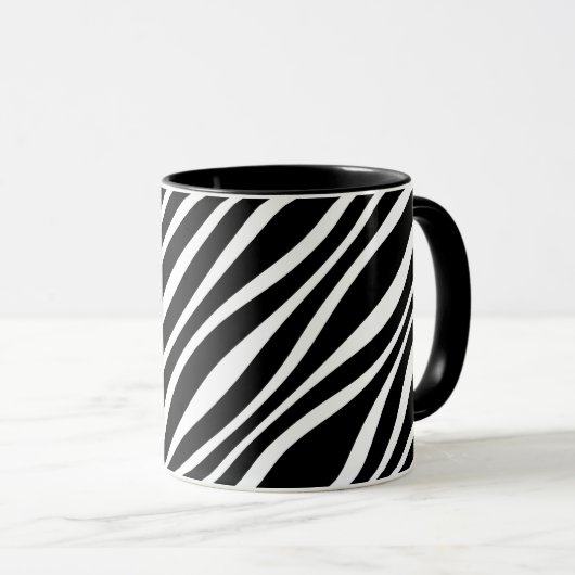 FAUX ZEBRA STRIPE BOLD PRINT MOK (Voorkant rechts)