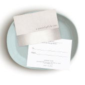Faux Zilveren Streep Modern Beauty Cadeaubon Kortingskaartje