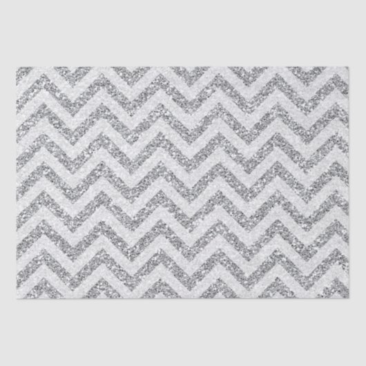 Faux zilverglitterpapier tissuepapier (Voorkant)