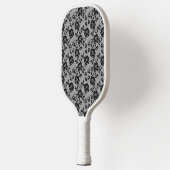 Faux Zwart Kant Rozen Visnet Pickleball Paddle (Links)