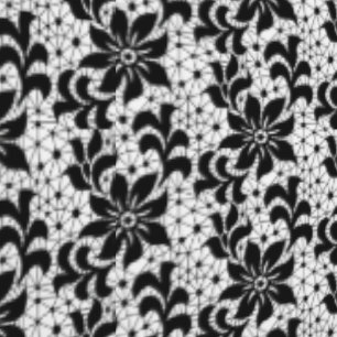 Faux zwart kant visnet bloemen aangepaste kleur wi behang