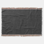 Faux zwart leder deken (Voorkant)