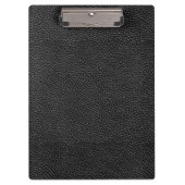 Faux zwart leder klembord (Voorkant)