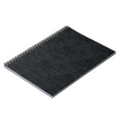 Faux zwart leder notitieboek (Linkerzijde)