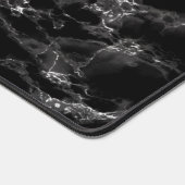 Faux zwart marmer ontwerp bureaumat (Hoek)