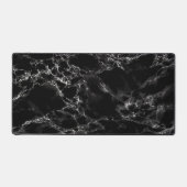 Faux zwart marmer ontwerp bureaumat (Voorkant)