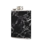 Faux zwart marmeren kolf heupfles (Links)