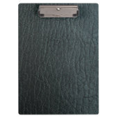 Faux zwarte lederen textuur klembord (Voorkant)
