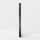 Faux zweeft Houten Textuur Hoesje-Mate iPhone Case (Achterkant/links)