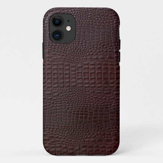 FauxCrocodile Skin iPhone 5Hoesje-MateBarelyThere Case-Mate iPhone Case (Achterkant)
