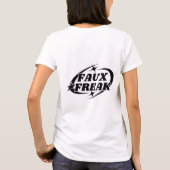 FauxFreak's eerste, in wit T-shirt (Achterkant)