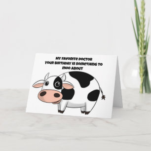 FAV *DOKTER* OP VERJAARDAG IETS OM OVER TE BEWEGEN KAART
