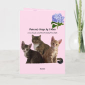 Fav Kind en Grandcats Moederdag Kaart (Achterkant)