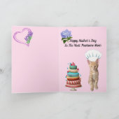 Fav Kind en Grandcats Moederdag Kaart (Binnen)