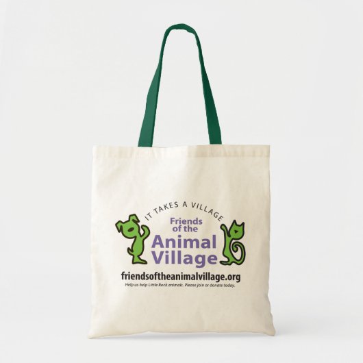 FAV Logo Canvas tas (Voorkant)