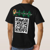 fav-nummer (hoofdtelefoon) T-Shirt (Achterkant)