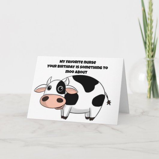 FAV *VERPLEEGKUNDIGE* OP VERJAARDAG IETS OM OVER T KAART (Voorkant)