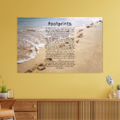 Favafdrukbare Prayer Biblical Sand Canvas Wall Art (Insitu (Woonkamer))